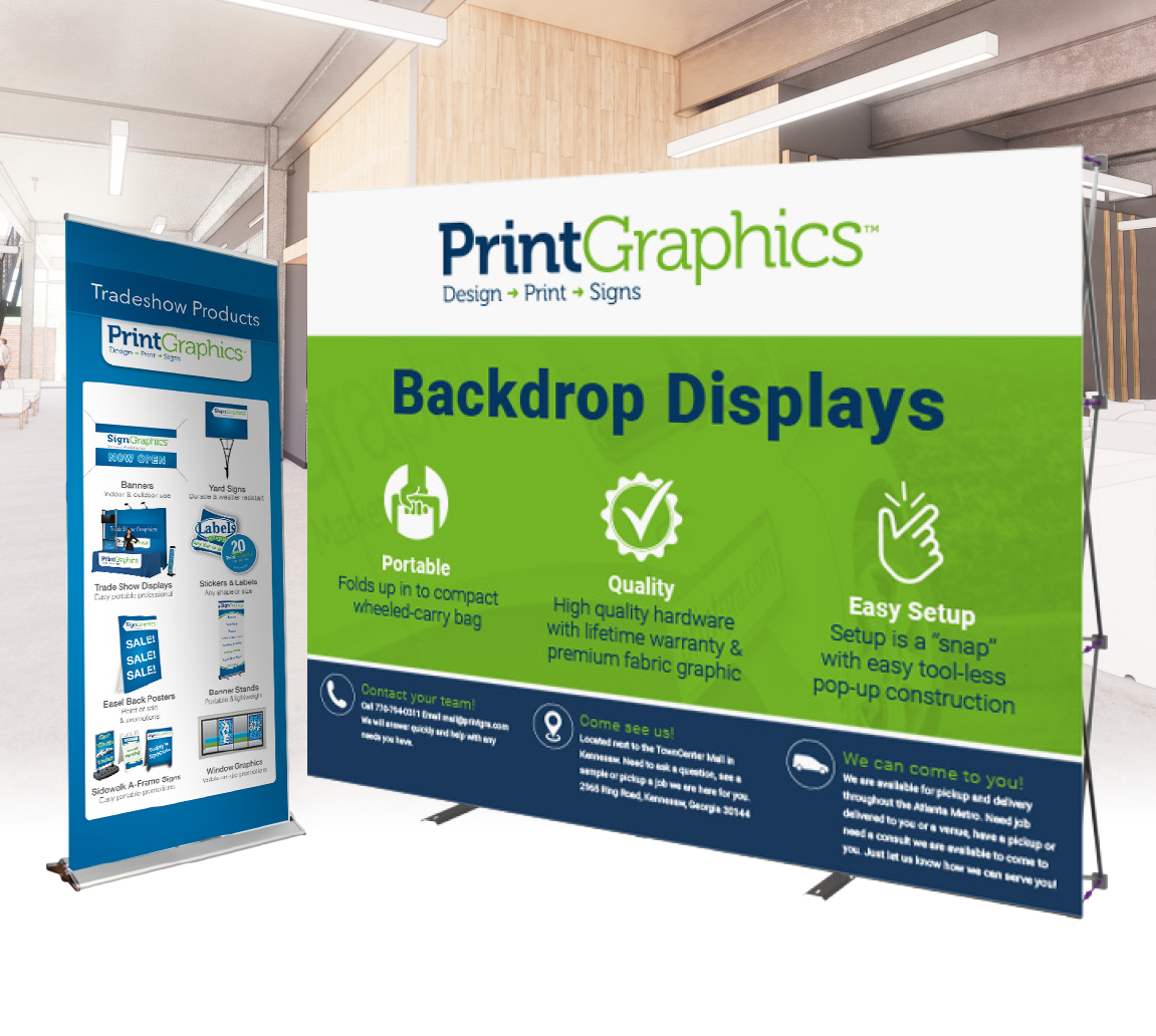 Order Trade Show Displays from PrintGraphics Kennesaw